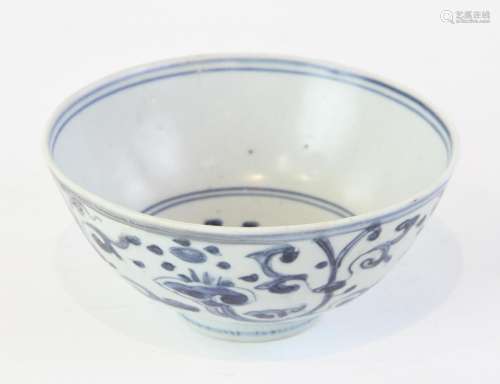 17thC Chinese Blue and White Bowl