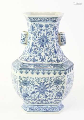 Chinese Blue and White Porcelain Vase