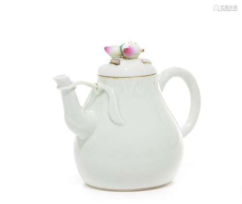 A Fine Chinese Famille Rose Teapot