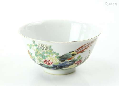 Chinese Famille Rose Porcelain Bowl