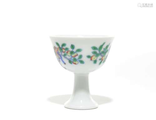 A Fine Chinese Stem Cup