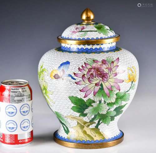 A Bronze Cloisonne Jar with Cover 1950s