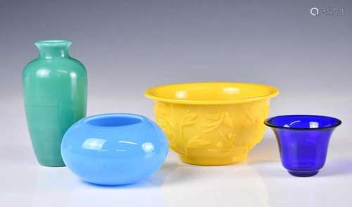 A Group of Peking Glass Wares Republican Period