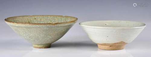 Two Celadon Glazed Bowls