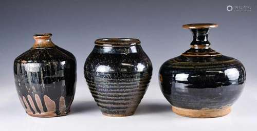 Three Pottery Jars