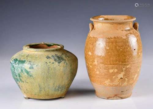 Two Pottery Jars