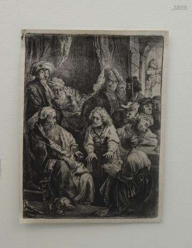 REMBRANDT ETCHING