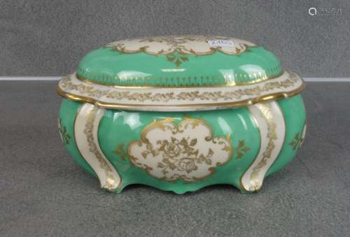 PORCELAIN LIDDED BOX