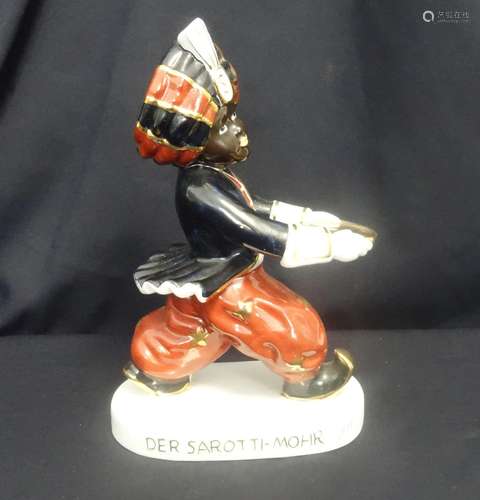 PORCELAIN FIGURE "SAROTTI MOOR"