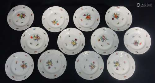 12 CONFECTIONARY PLATES