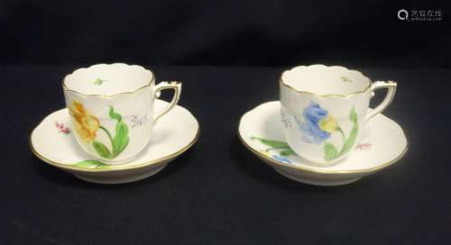 PAIR OF MOKKA CUPS