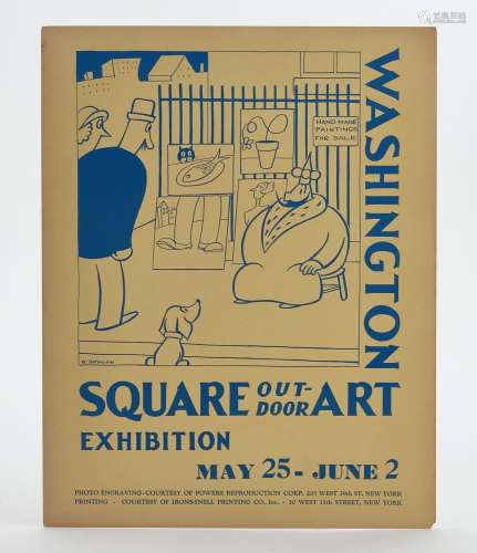A photo engraving bill for the Washington Square Outdoor Art...