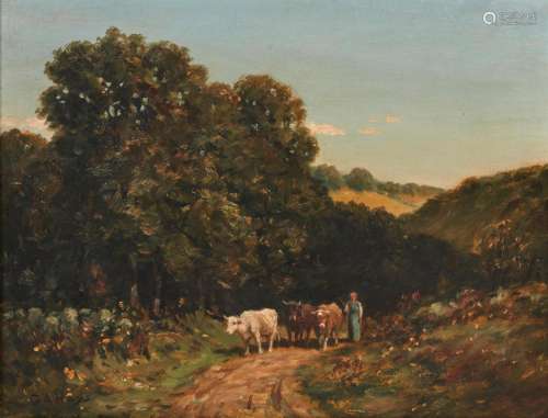 George Arthur Hays (American, 1854-1945), Bringing The Cows ...