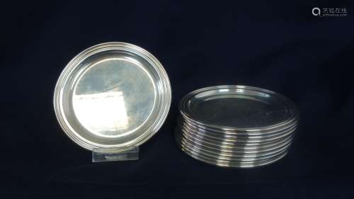 TWELVE Coasters / 12 Glass Plates