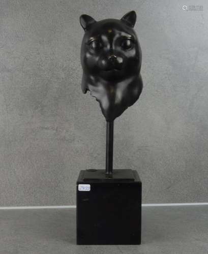 NOTARI - SCULPTURE: "HEAD OF A CAT"