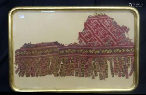 PRECOLUMBIAN TEXTILE FRAGMENT