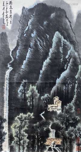 Landscape, Hanging Scroll, Li Keran