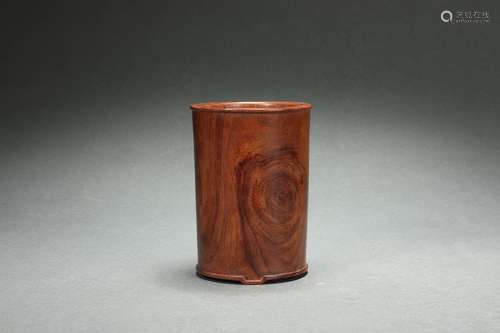 Huanghuali Wood Brush Holder