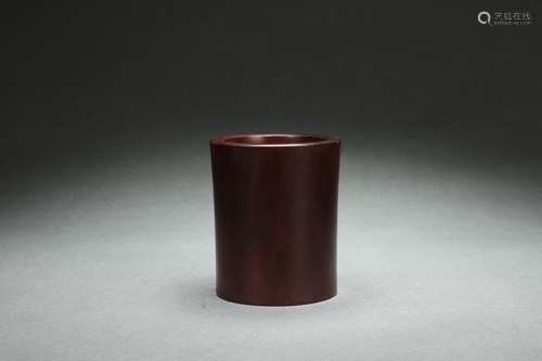 Red Sandalwood Brush Holder