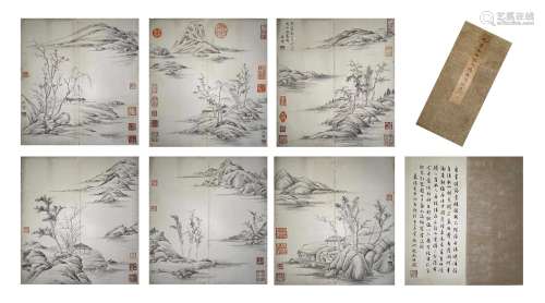 Album of Landscape Paintings, Ni Zan