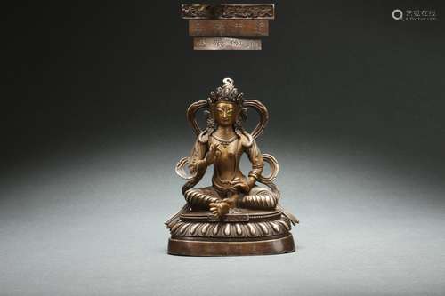 Statue of Mother Buddha in “Sixth Grade Buddha Building”, Qi...