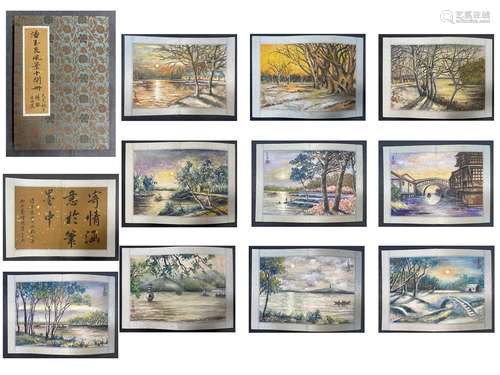 Scenery, Ten Pages of Albums, Pan Yuliang