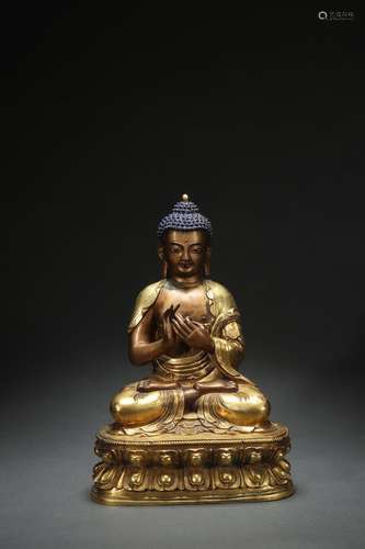 Gilt Bronze Statue of Buddha