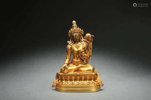 Gilt Bronze Statue of Buddha