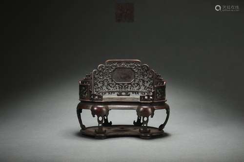 Bronze Brush Holder, Qianlong Reign Period, Qing Dynasty