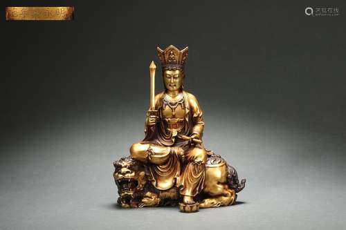 Gilt Bronze Statue of Buddha