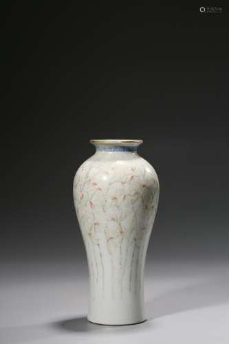 Small Vase with Floral Design
