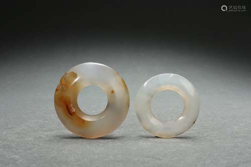 A Set of Agate Rings