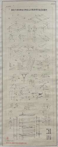 Mortise and Tenon Structure Paintings of Furniture in Ming D...