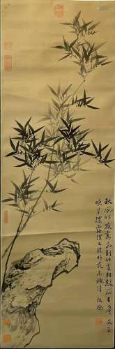 The Picture of Bamboo painted by Zheng Banqiao