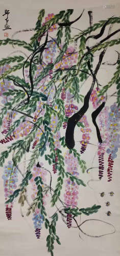 The Picture of Floral Painted by Lou Shibai