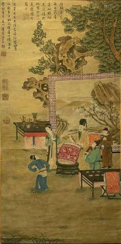 The Picture of Character Painted by Tang Yin
