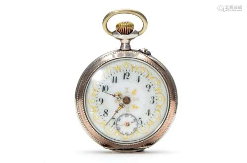 A Gold Accent Pocket Watch