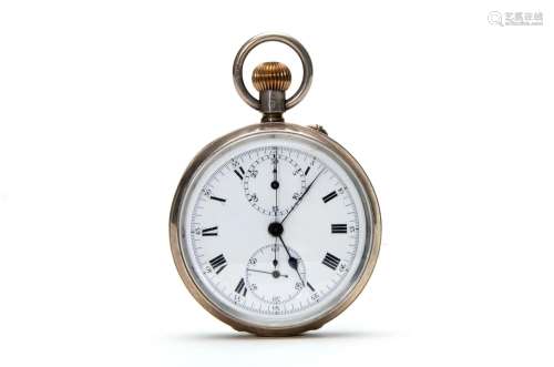 A Swiss Made Silver Pocket Watch