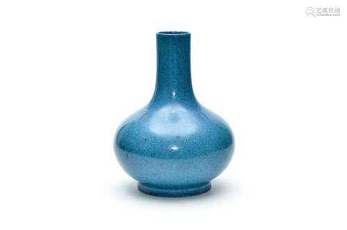 A Jun Glazed Splattered Vase