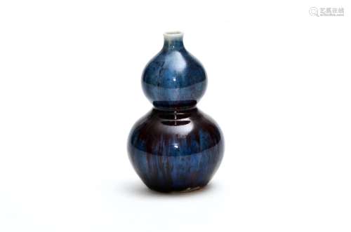 A Kiln Glazed Double Gourd Vase with Daoguang Mark
