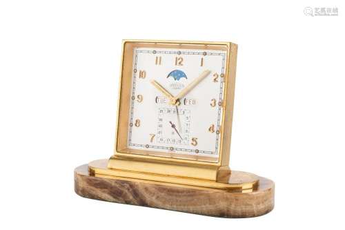 Angelus - Angelus desk clock with alarm, calendar and moon p...