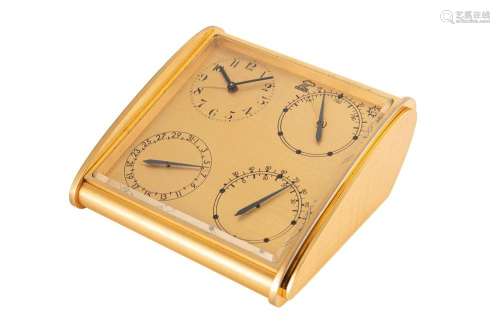 Imhof - Imhof desk clock with alarm, date, barometer and the...
