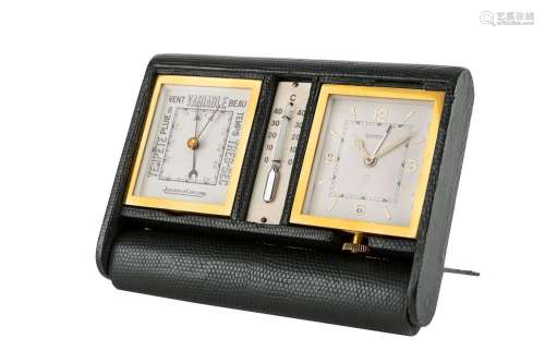 Jaeger-LeCoultre - Jaeger-LeCoultre travel clock with alarm,...