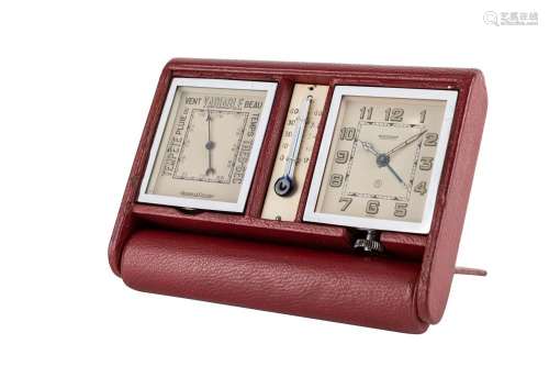 Jaeger-LeCoultre - Jaeger-LeCoultre travel clock with alarm,...