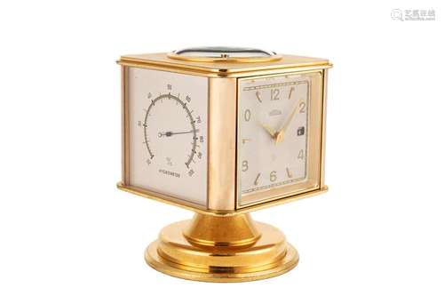 Angelus - Angelus desk clock with date, thermometer, hygrome...