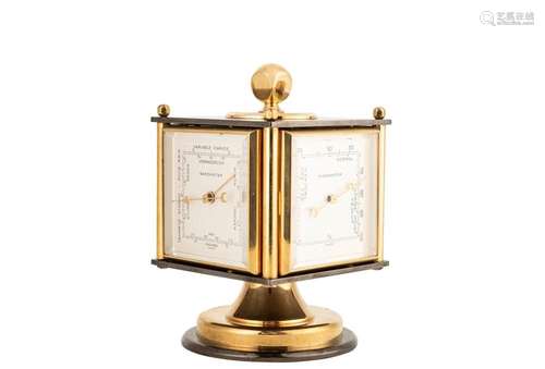 Bucherer - Bucherer desk clock with thermometer, hygrometer ...