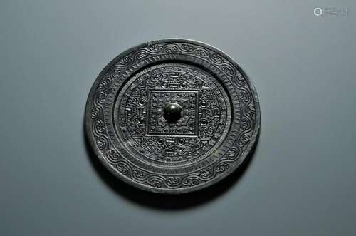 A Bronze Mirror of Han Style