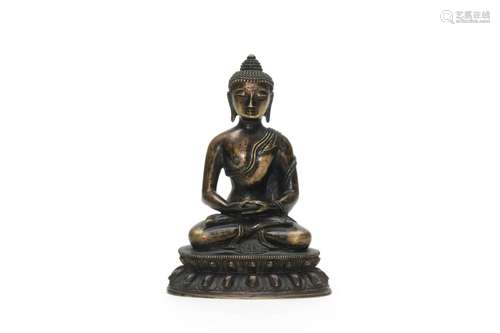 18th Century Bronze Figure of Buddha