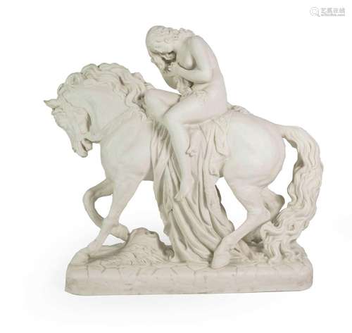 A Minton Parian Figure of Lady Godiva, 1864, after the model...