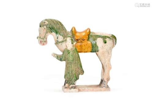 A Sancai Horse Figure